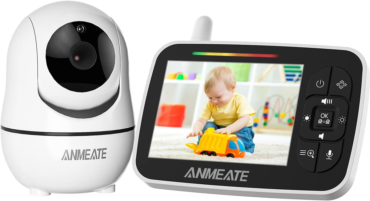 Baby Monitor with Pan-Tilt-Zoom Camera and 3.5” Display J2159