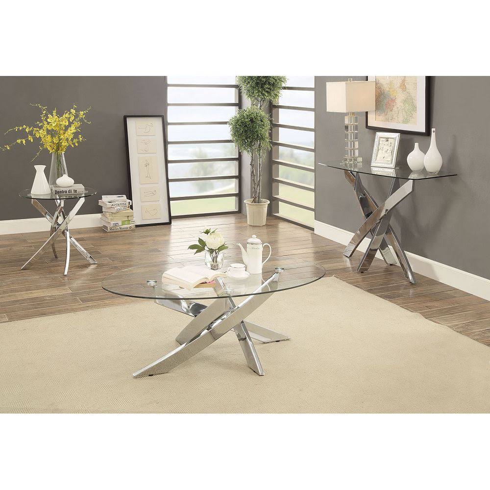Chrome End Table I30821