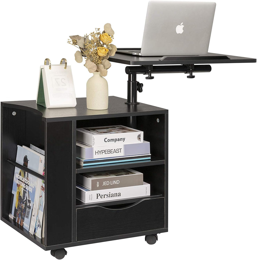 Beige Wooden Nightstand with Drawers Y8516
