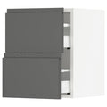 White Wall Cabinet with 2 Drawers V263678