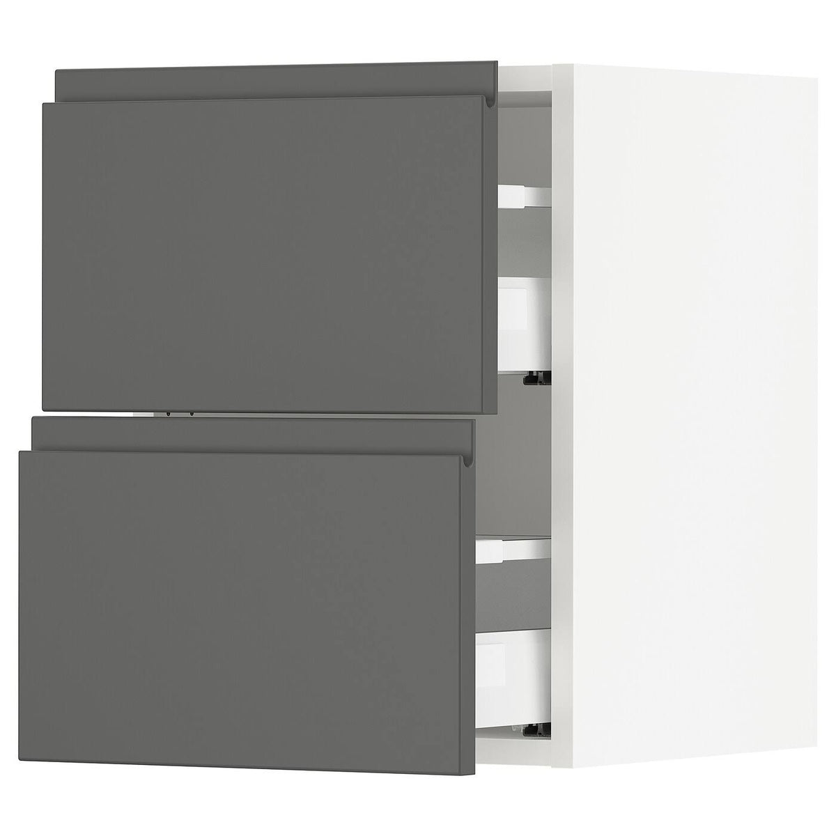 White Wall Cabinet with 2 Drawers V263678