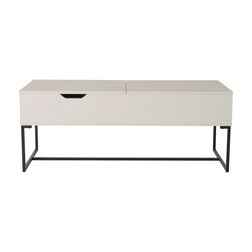 White Half Lift Top Coffee Table L460155