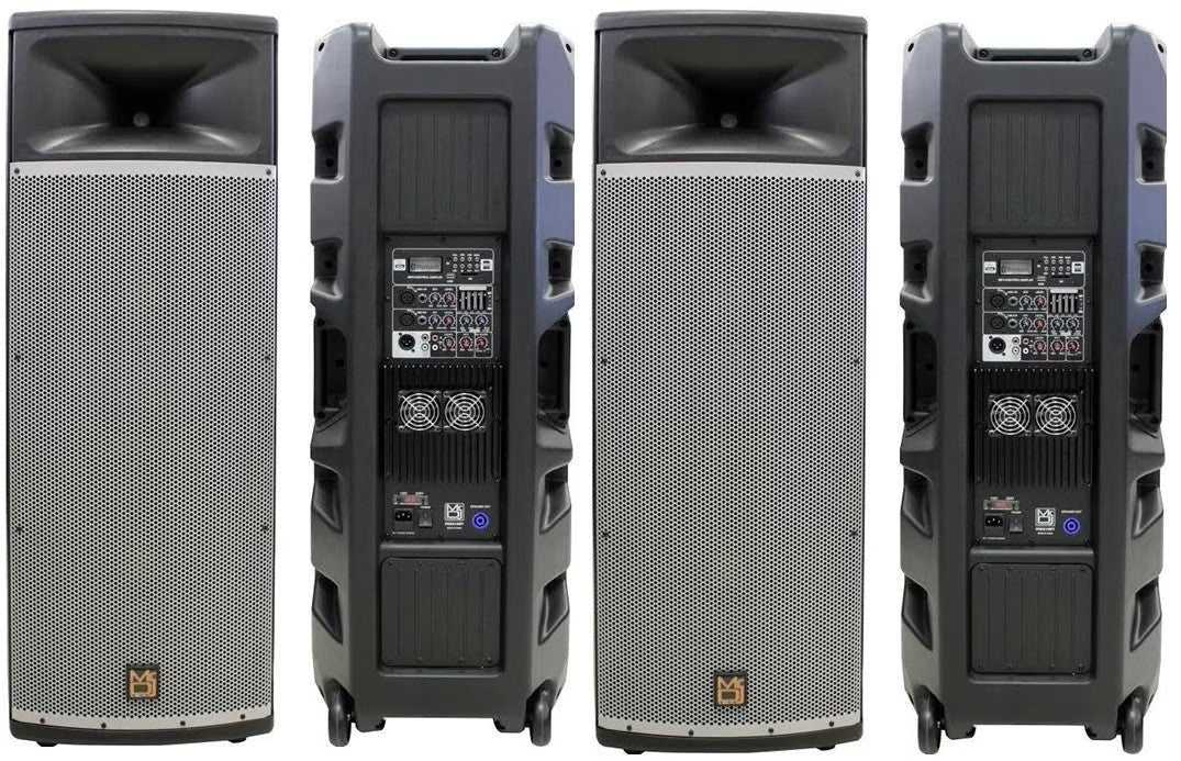 Dual 15” 3-Way Full-Range Powered DJ PA Loudspeaker I473495