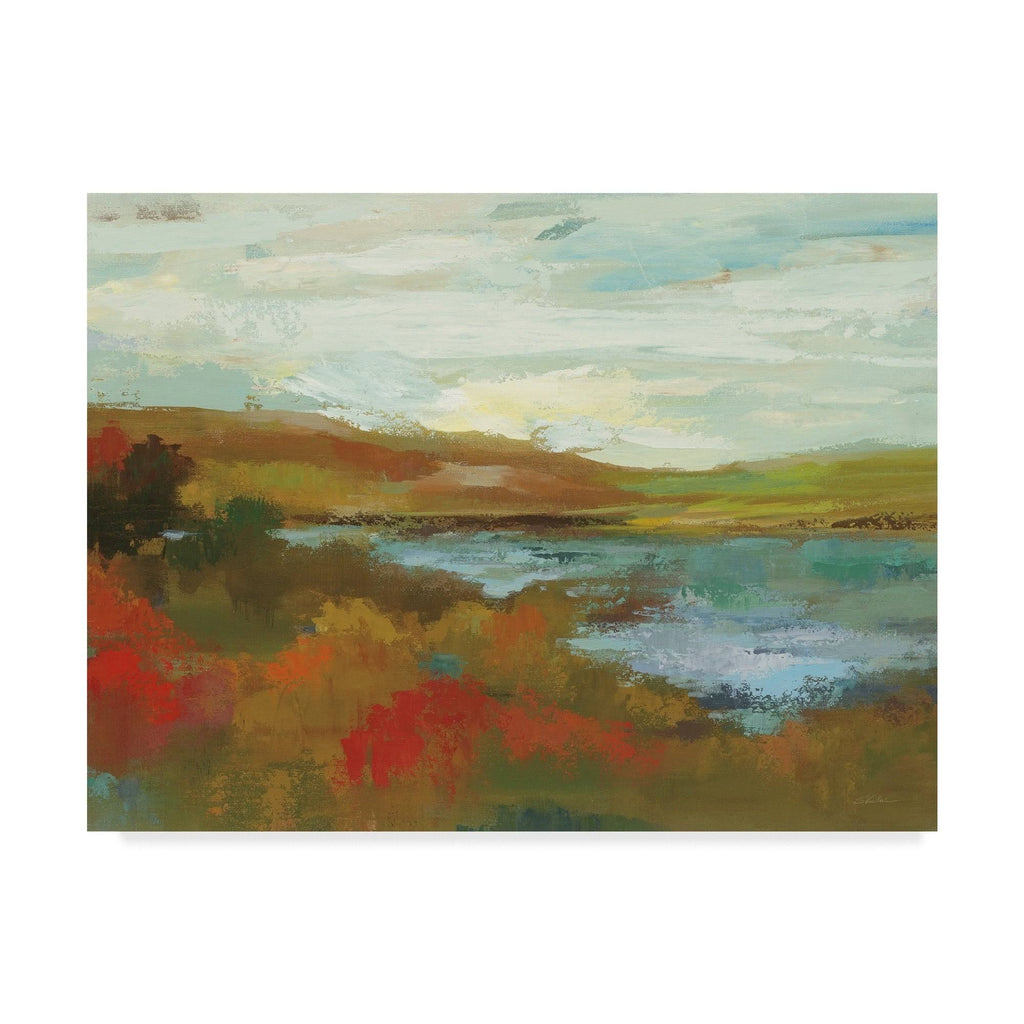 Framed 18-in H x 24-in W Landscape Print on Canvas T55113