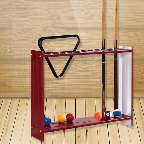 Vertical 12-Hole Pool Cue Rack Stand O2523
