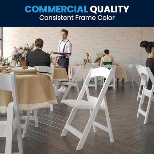 Black Stackable Folding Chairs Set of 4 Y648