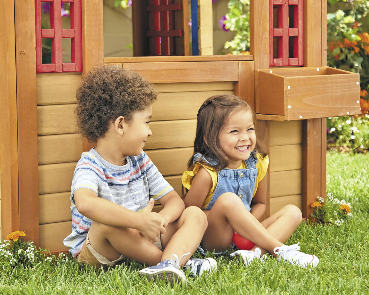 5-in-1 Wooden Game House Q950