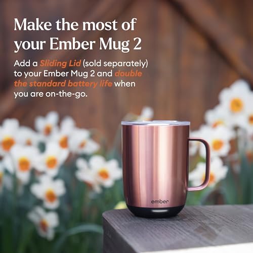 Black 14 Oz Heated Coffee Mug L26141