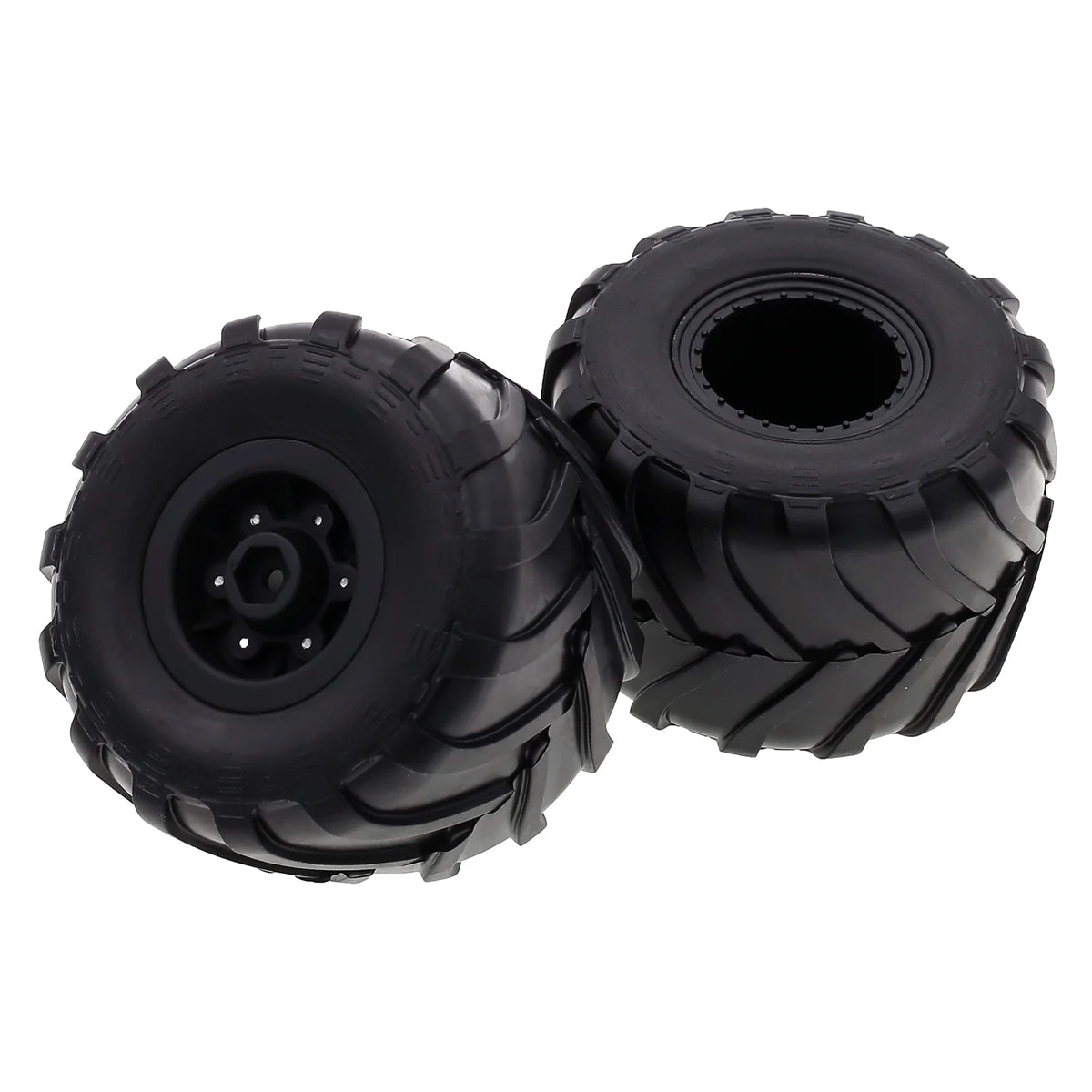 Black Rubber Car Tires 4PCS 72*49mm H302