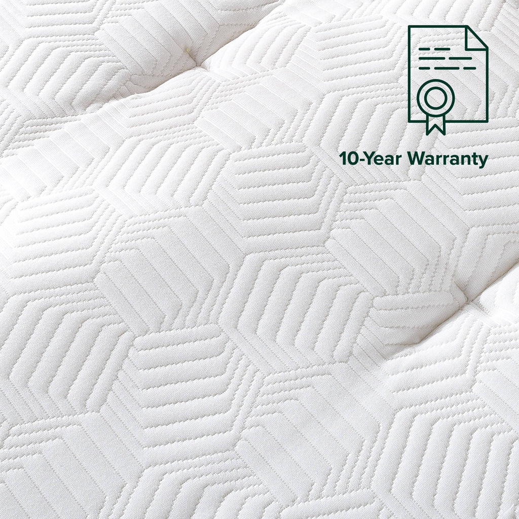 13 in. Medium Euro Top Pocket Spring California King Hybrid Mattress O33328