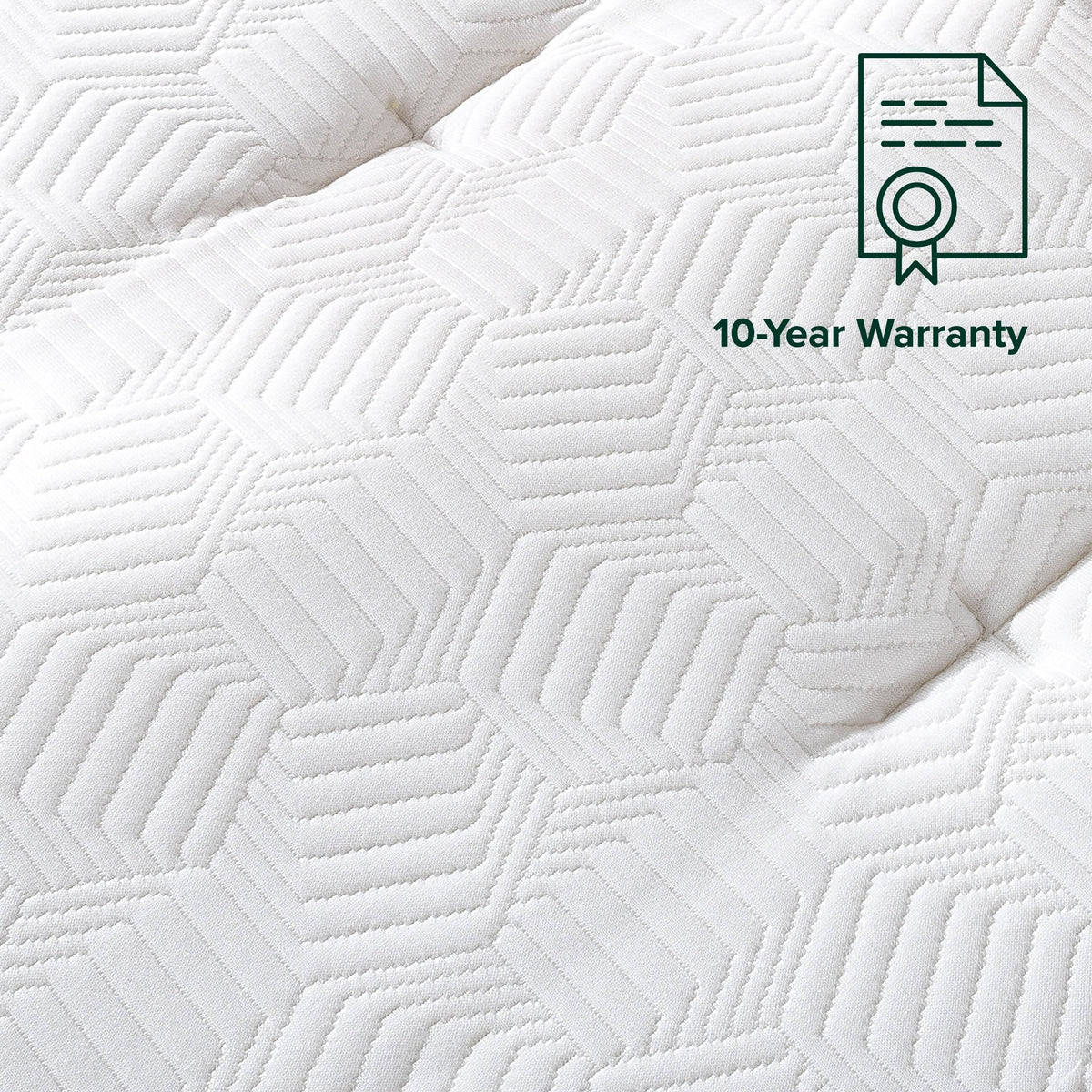 13 in. Medium Euro Top Pocket Spring California King Hybrid Mattress O33328