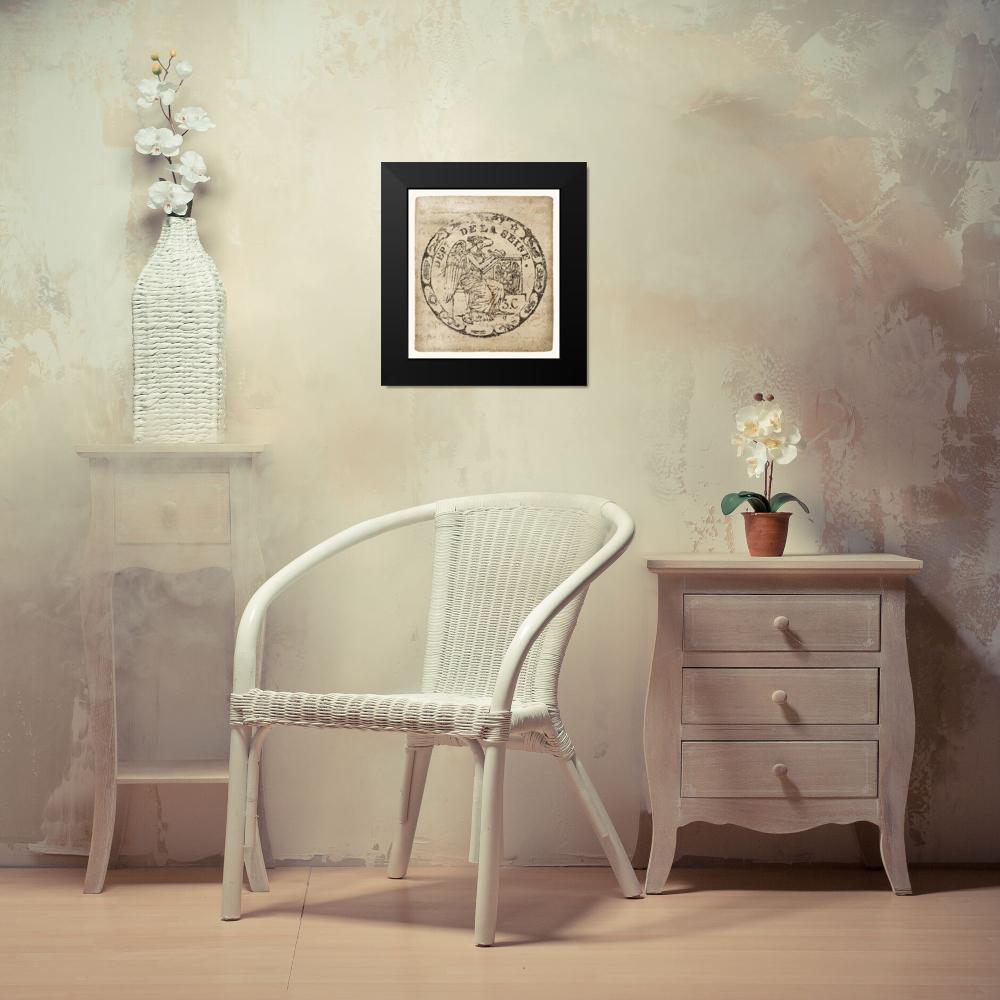 Black Modern Framed Museum Art Print P999539