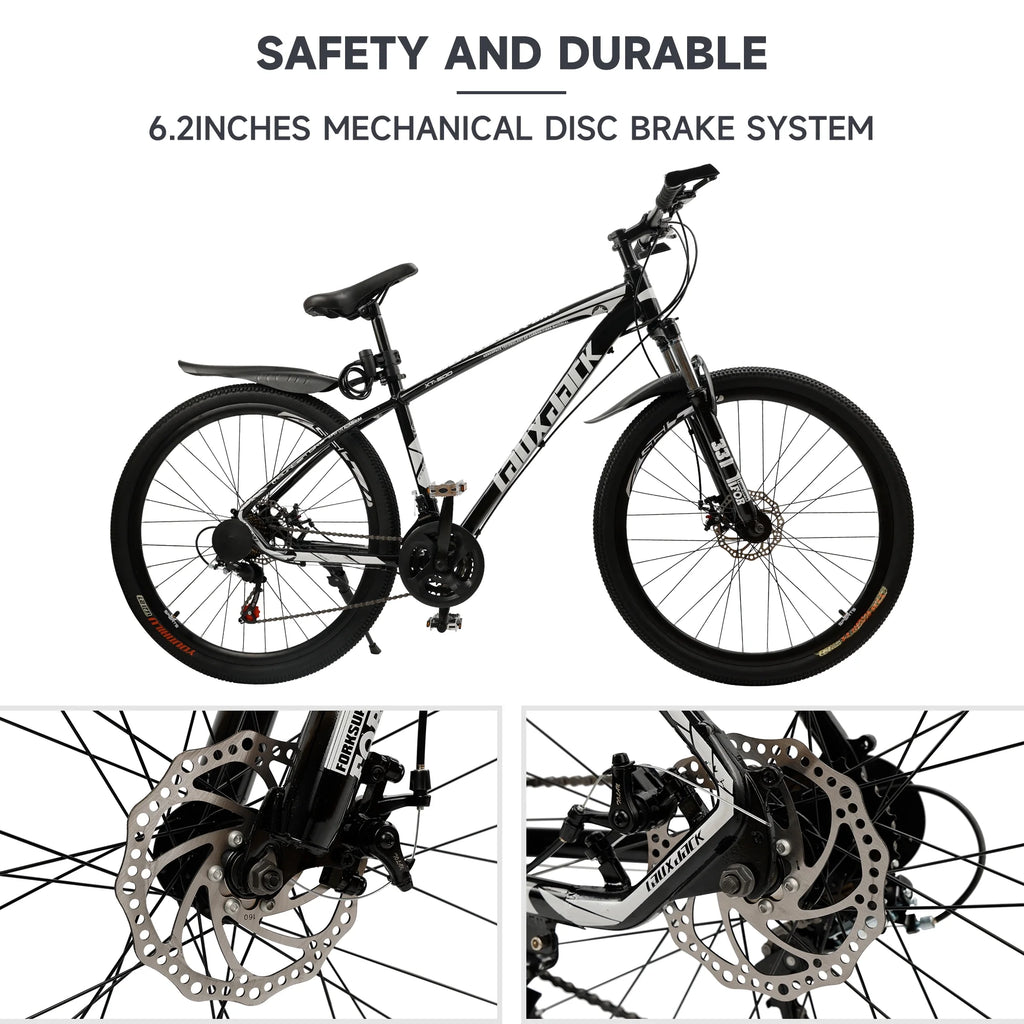 Full Suspension 21 Speed 27.5 inch Dual Disc Brake Mountain Bike J484659