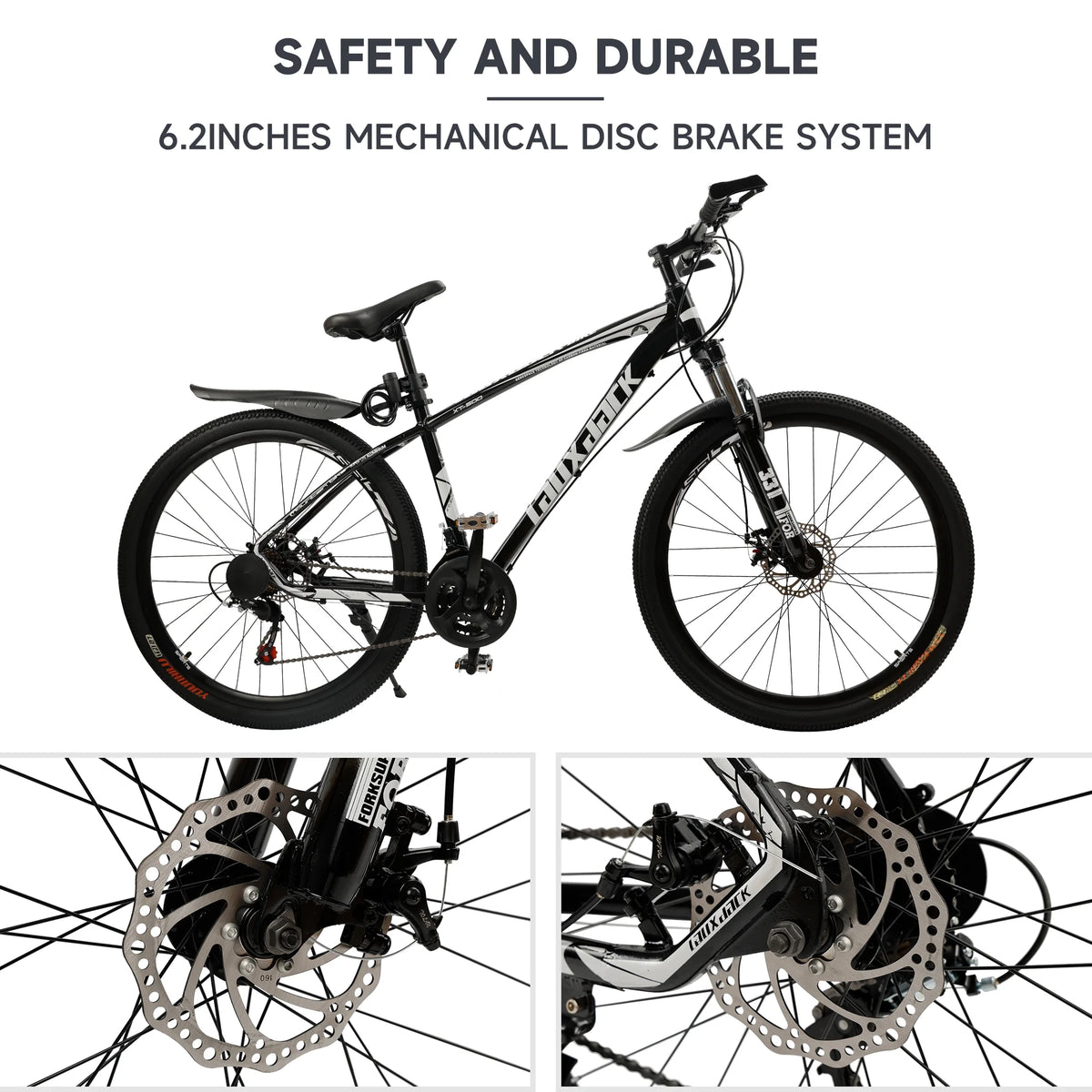 Full Suspension 21 Speed 27.5 inch Dual Disc Brake Mountain Bike J484659