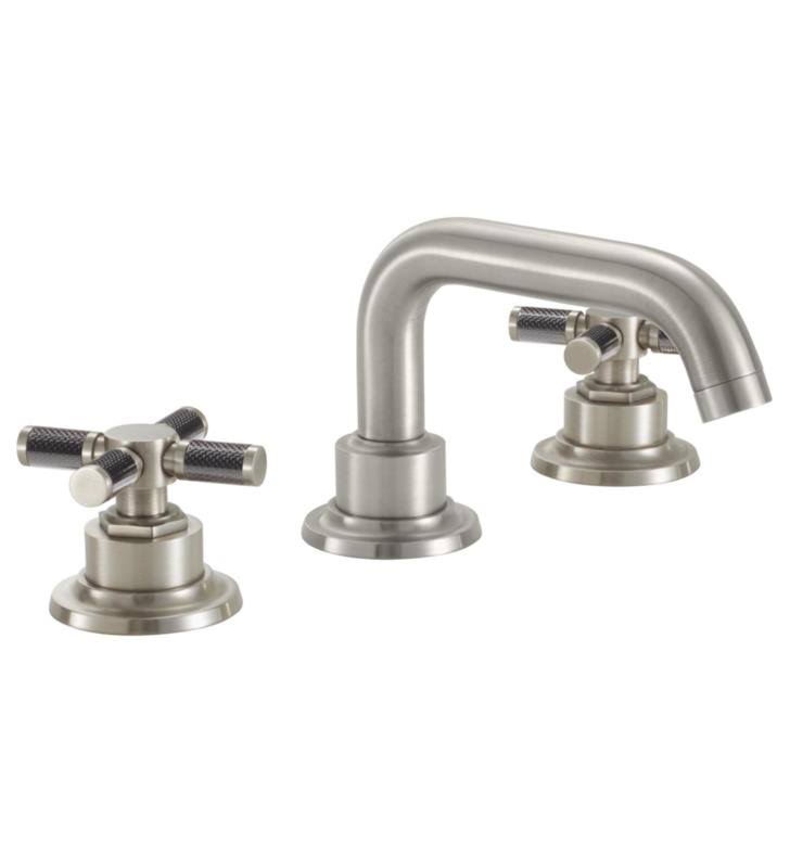 Widespread Lavatory Faucet with Carbon Fiber Handle A2646