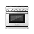 36 Slide-In Single Oven Natural Gas Range with 6 Burners J346529