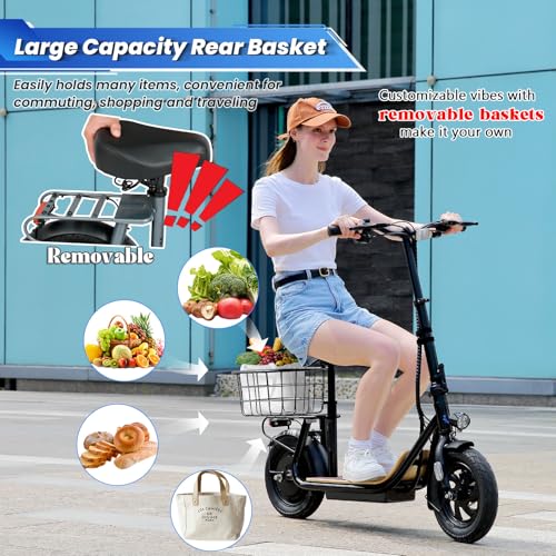 800W/1200W Foldable Electric Scooter with Seat Z949405