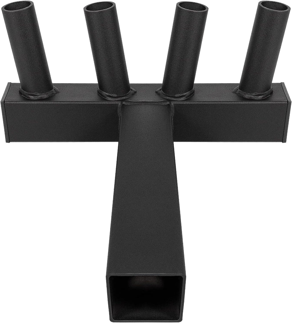 Universal Four Flagpole Holder for 2 inches Hitch Receivers with Hitch Pin I215