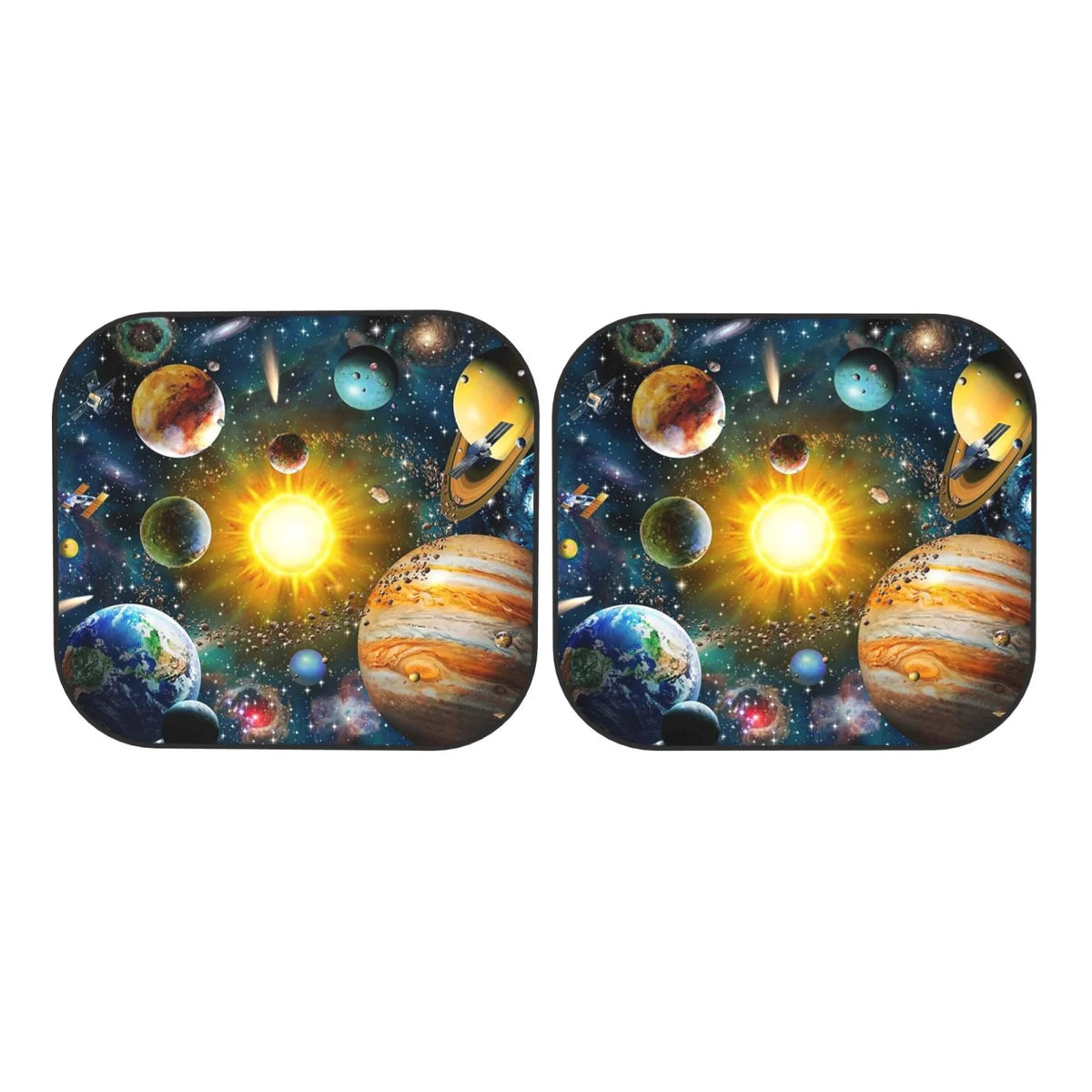 Small Foldable Car Windshield Sun Shade 2-Piece H46172