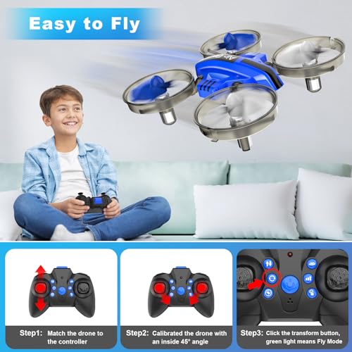 Mini Drone 2 in 1 Toy with 2 Batteries Z450931