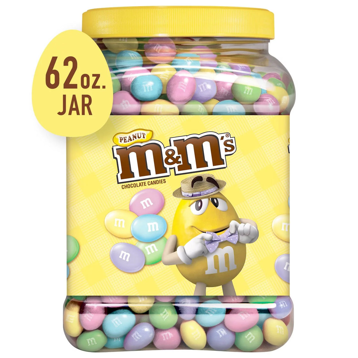 62 oz Peanut Chocolate Candy Jar E418