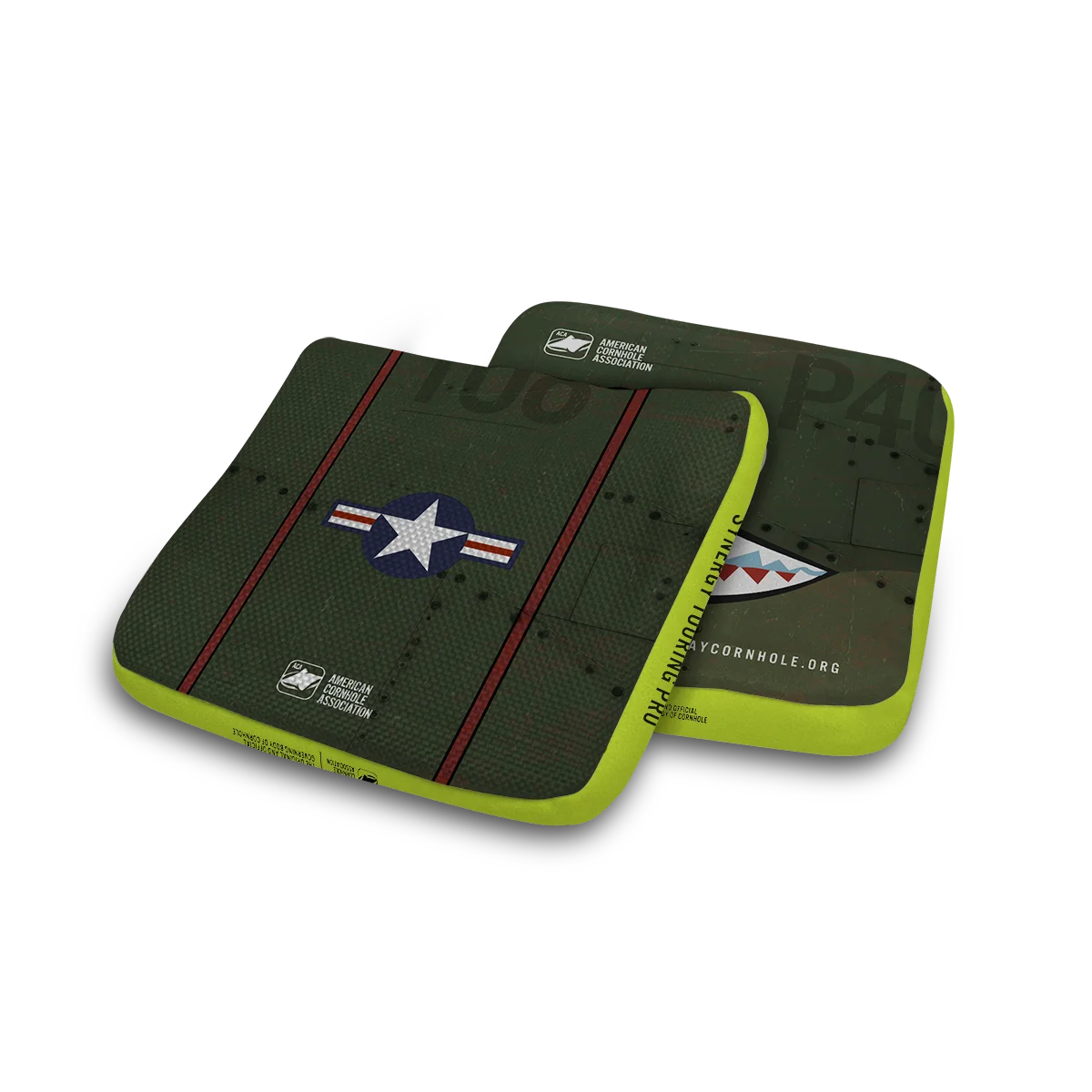 6-in ACA American Cornhole Association Official Regulation Bags Dual Sided Edge Technology Synergy Touring Pro P610