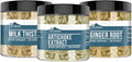 Artichoke Milk Thistle Ginger Root 200 Capsules D3292