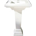 White Pedestal Sink A44164
