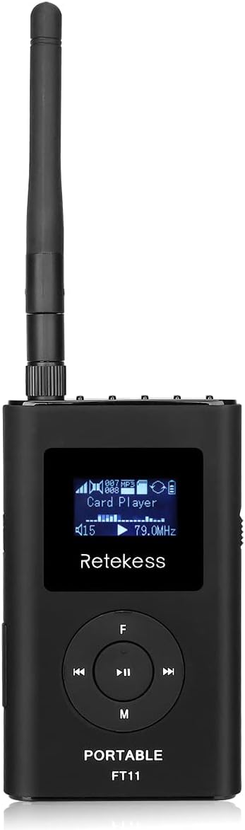 FM Transmitter with Microphone and Antenna P666