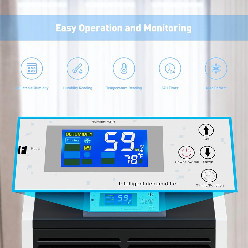 232 Pint Commercial Dehumidifier with Drain Hose D735775