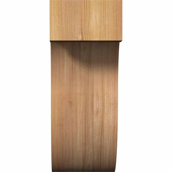 5 1/2x22W x 10x22D x 14x22H Western Red Cedar Corbel M2287