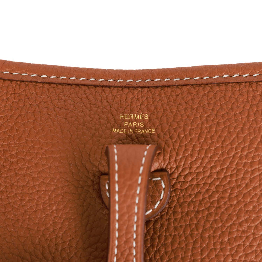 Gold Leather Crossbody Bag R237