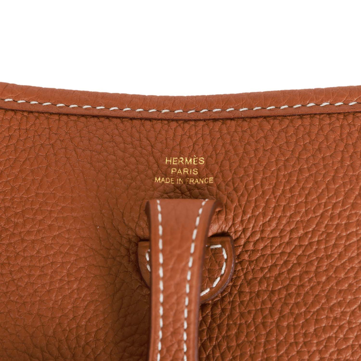 Gold Leather Crossbody Bag R237