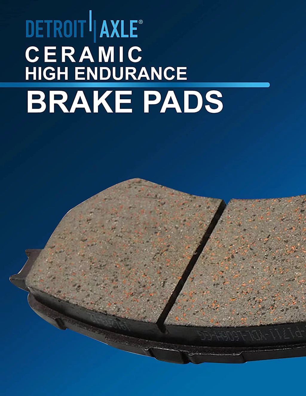Drilled and Slotted Brake Kit Ceramic Brake Pads G734
