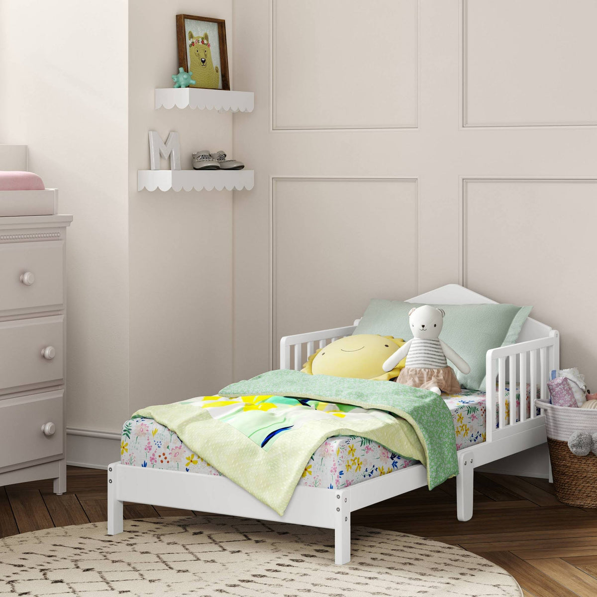 Toddler Bed Bianca White K2537