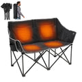 Heated 2-Person Folding Camping Chair 550 lbs E2288