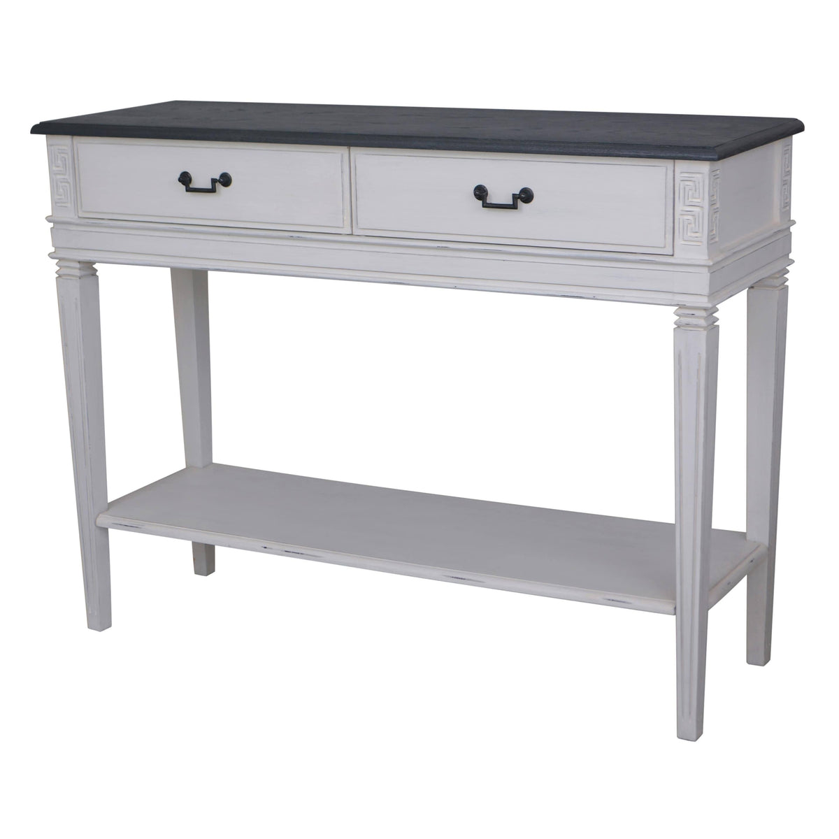Carved 2-Drawer Console Table E733