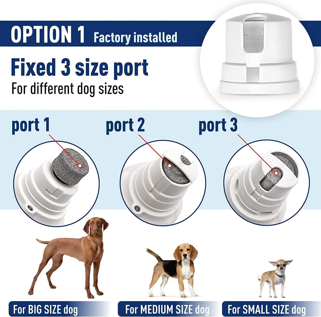 Rechargeable Electric Pet Nail Grinder with 3 Size Ports P245418