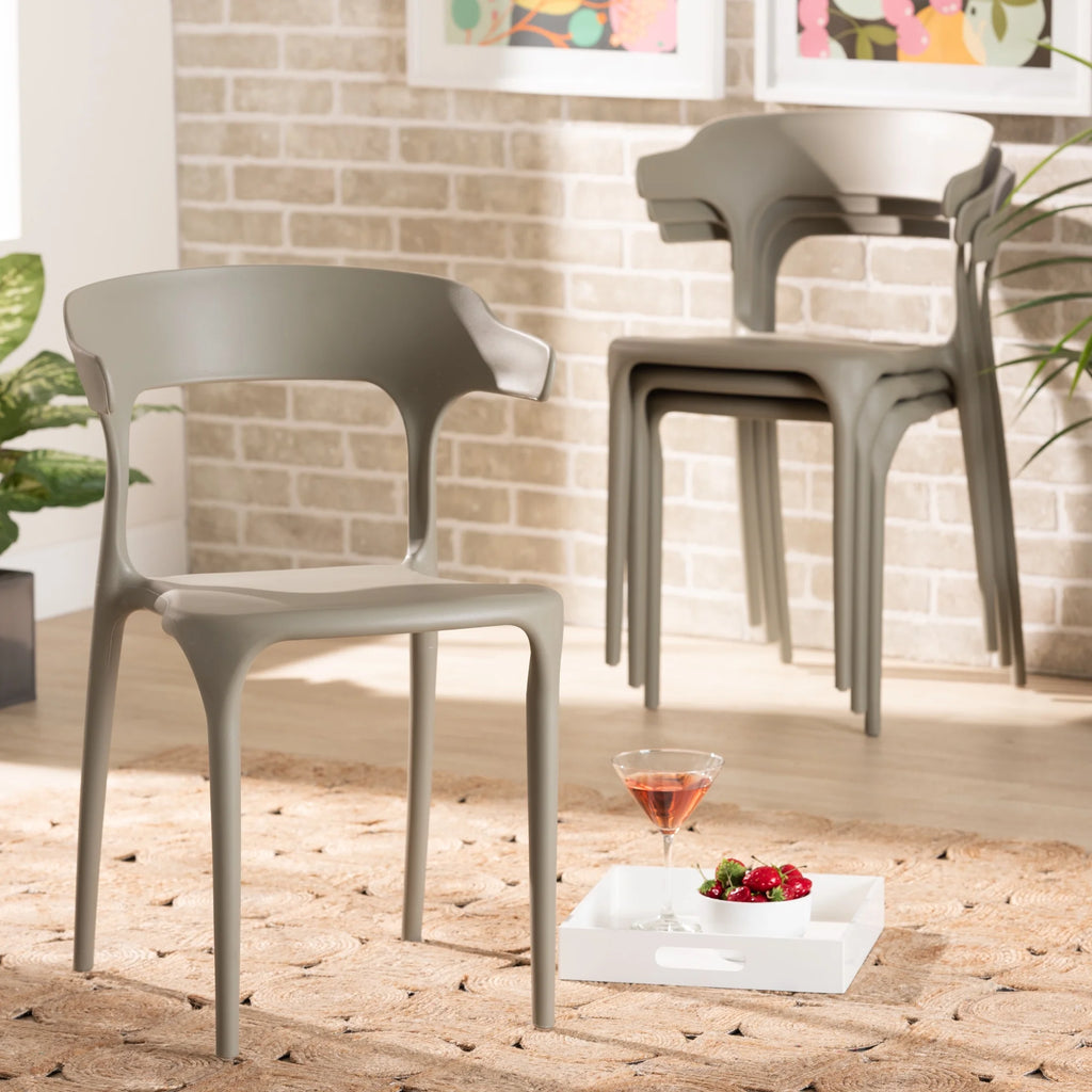 Beige Dining Chair Set of 4 V954183