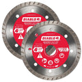 4-1/2 in. Turbo Rim Masonry Diamond Cut Off Blade 2-Pack R955105