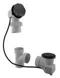 Black Cable Drive Bath Waste B8353