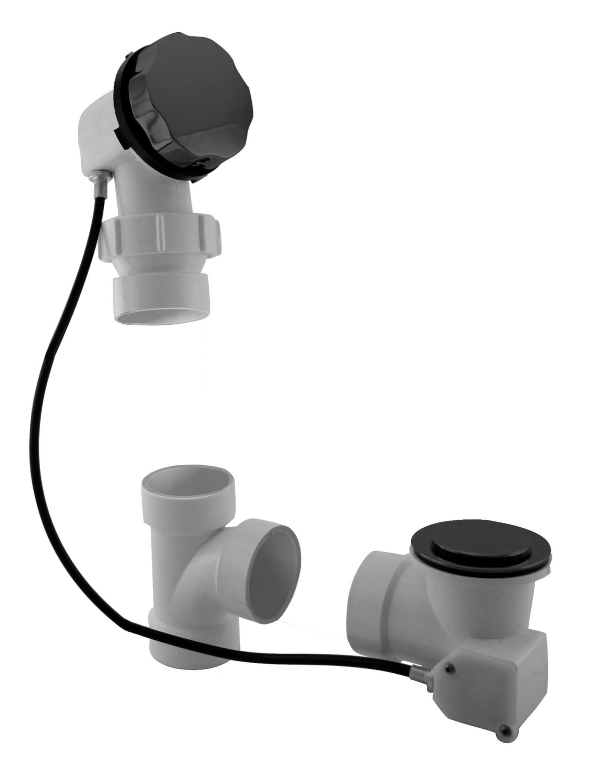Black Cable Drive Bath Waste B8353