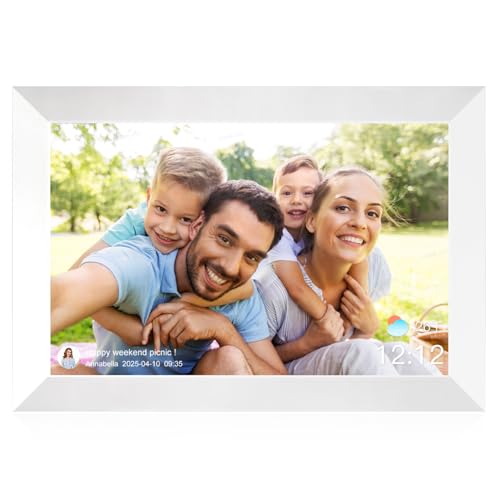 Black 10.1 Inch WiFi Digital Photo Frame with 32GB Storage L3285