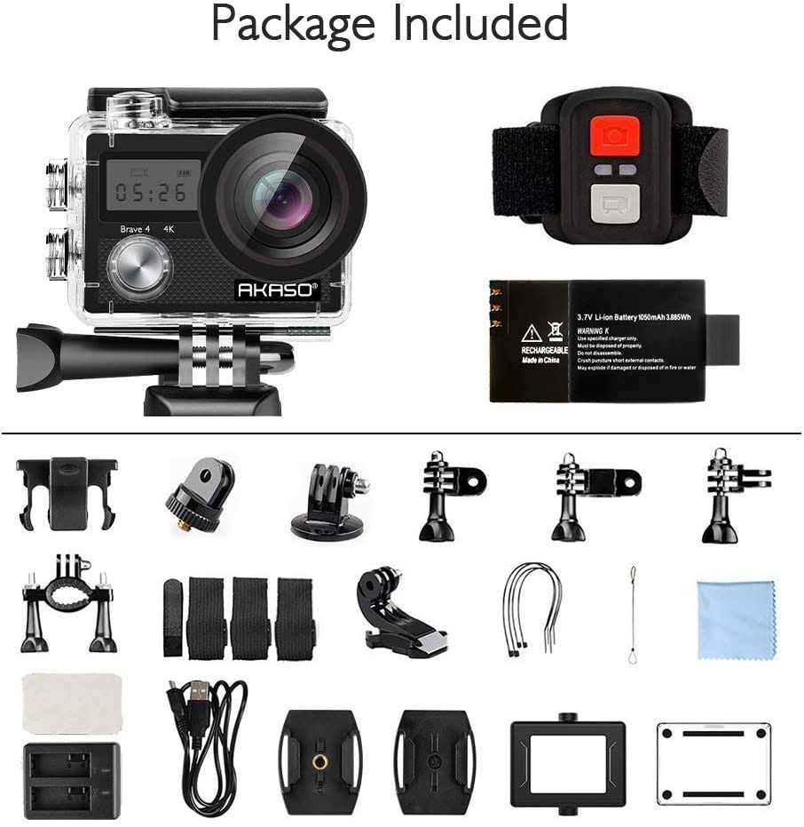 4K 20MP WiFi Action Camera with EIS I78711