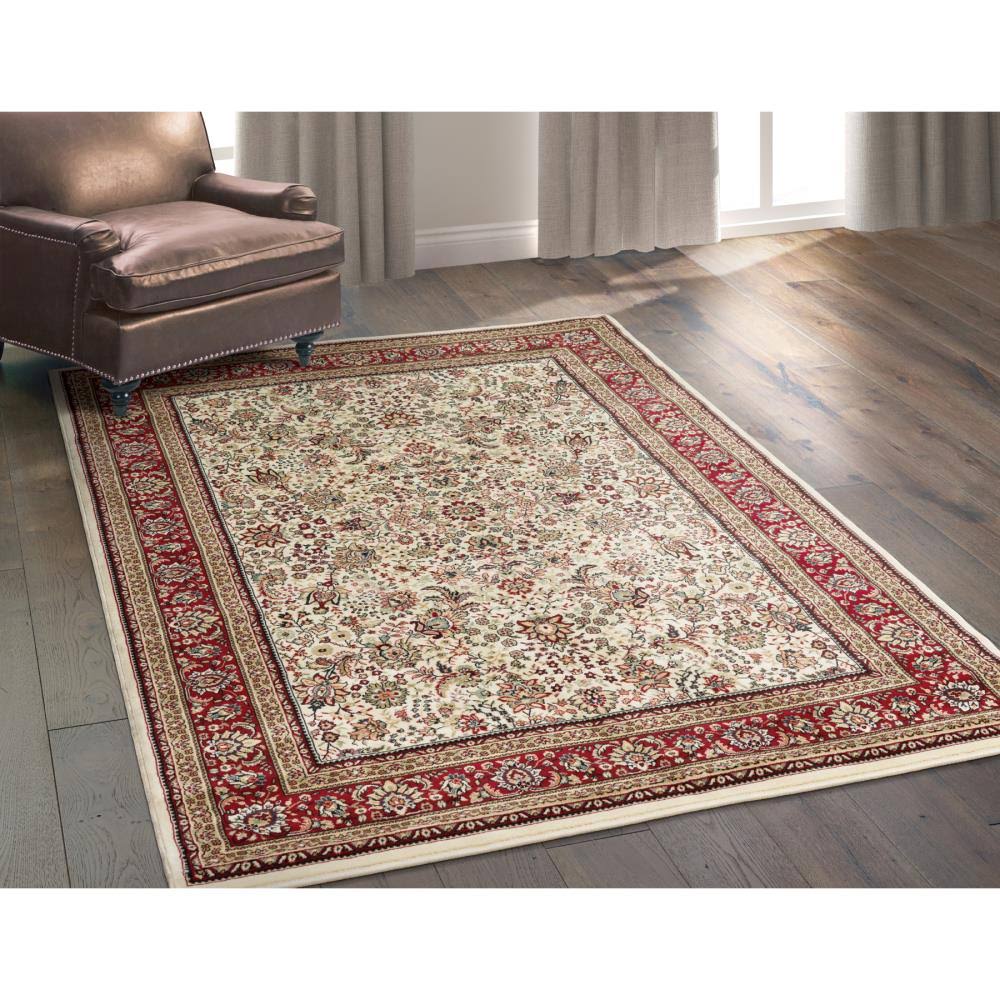 Ivory Floral Oriental 2 x 8 Runner F740550