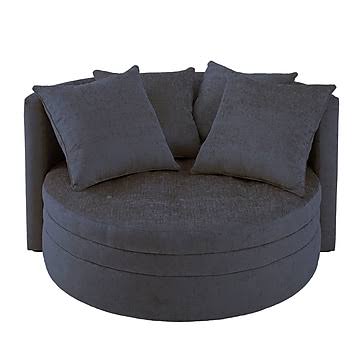 Navy Barrel Chair R9252