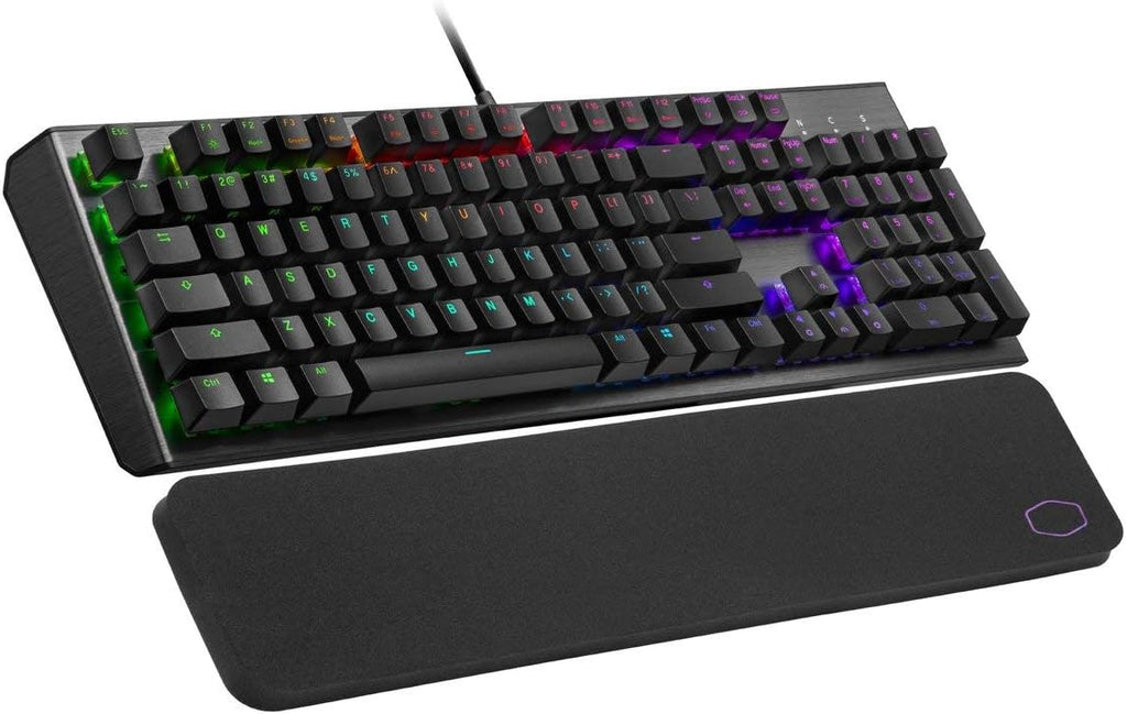 Pure Black Gaming Mechanical Keyboard with RGB Back Lighting, Full Pack of 2 H36183
