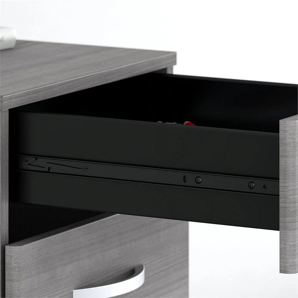 2 Piece Wood Mobile Filing Cabinet Set L835026
