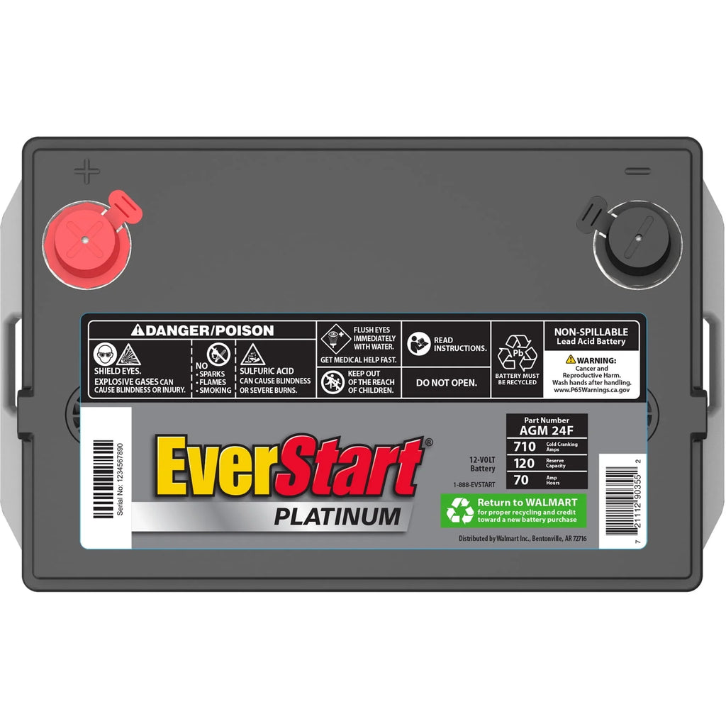 AGM Automotive Battery Group Size 24F 12 Volt 710 CCA E92480
