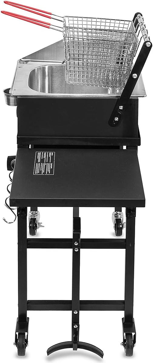 58,000 BTU Outdoor Dual Burner Stove with Wheels Q154477